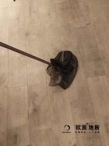 清理地板上的頭發，這效果...